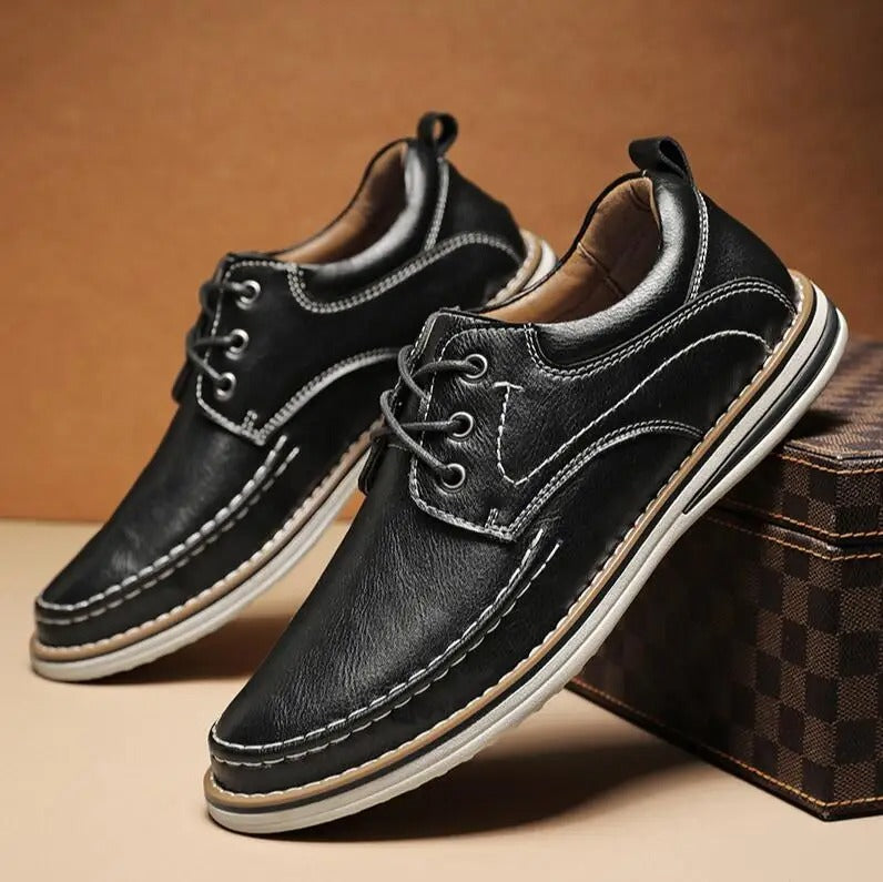 Camden Leather Moc Oxfords