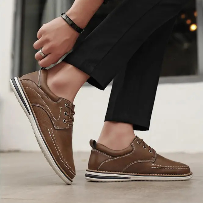 Camden Leather Moc Oxfords