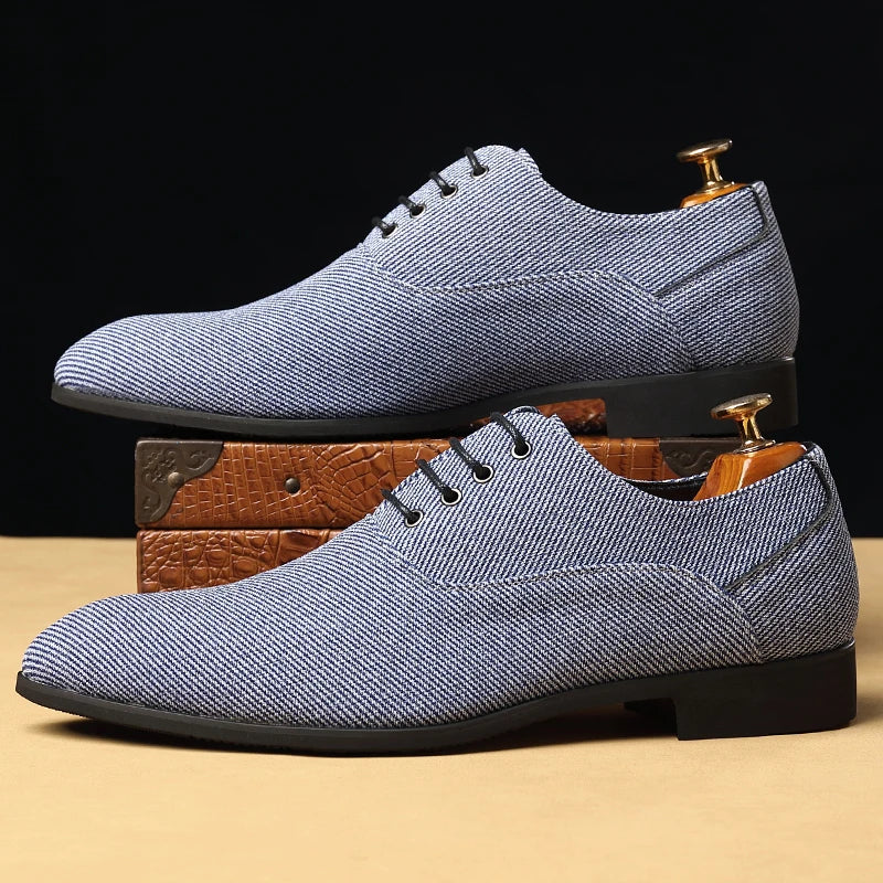 Belford Woven Canvas Oxford