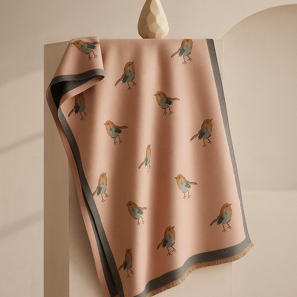 The Aviary Silk Scarf