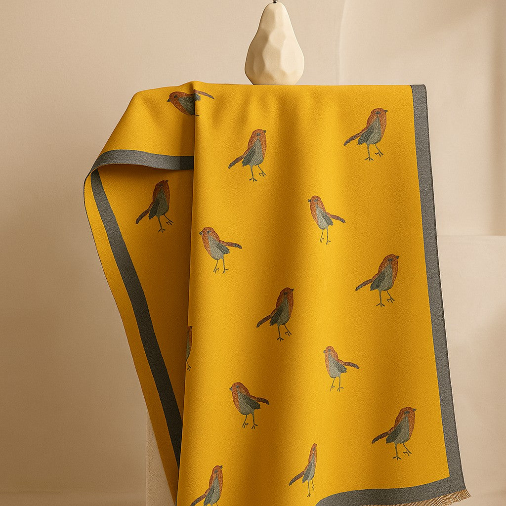 The Aviary Silk Scarf