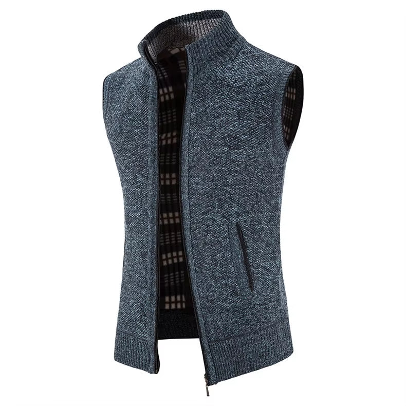 Kensington Wool Full-Zip Vest
