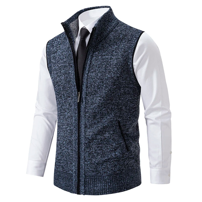 Kensington Wool Full-Zip Vest