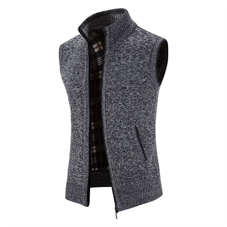 Kensington Wool Full-Zip Vest
