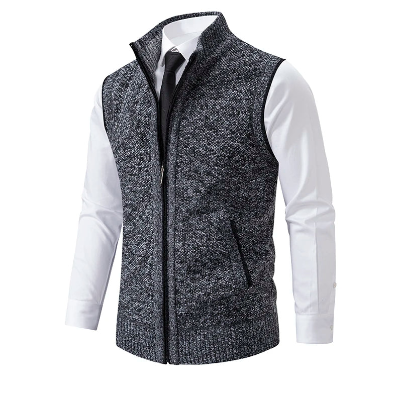 Kensington Wool Full-Zip Vest