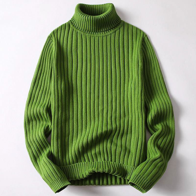 Monarch Ribbed Wool Turtleneck