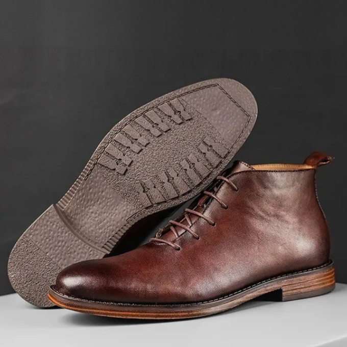 Camden Handcrafted Leather Ankle Boot