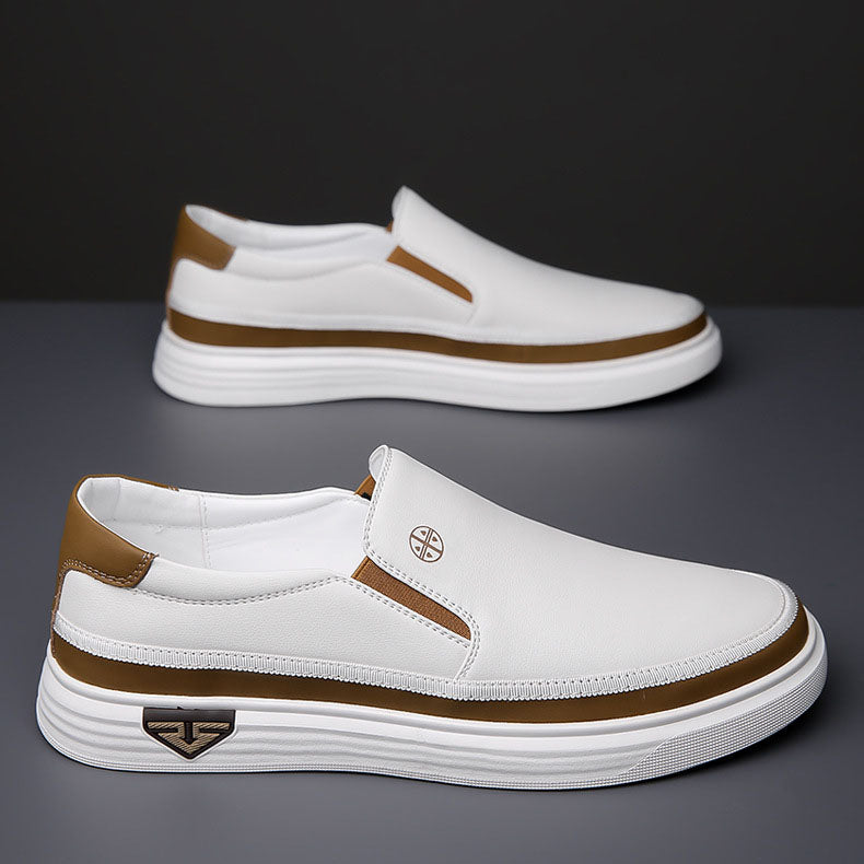 Allessio Genuine Leather Slip-Ons