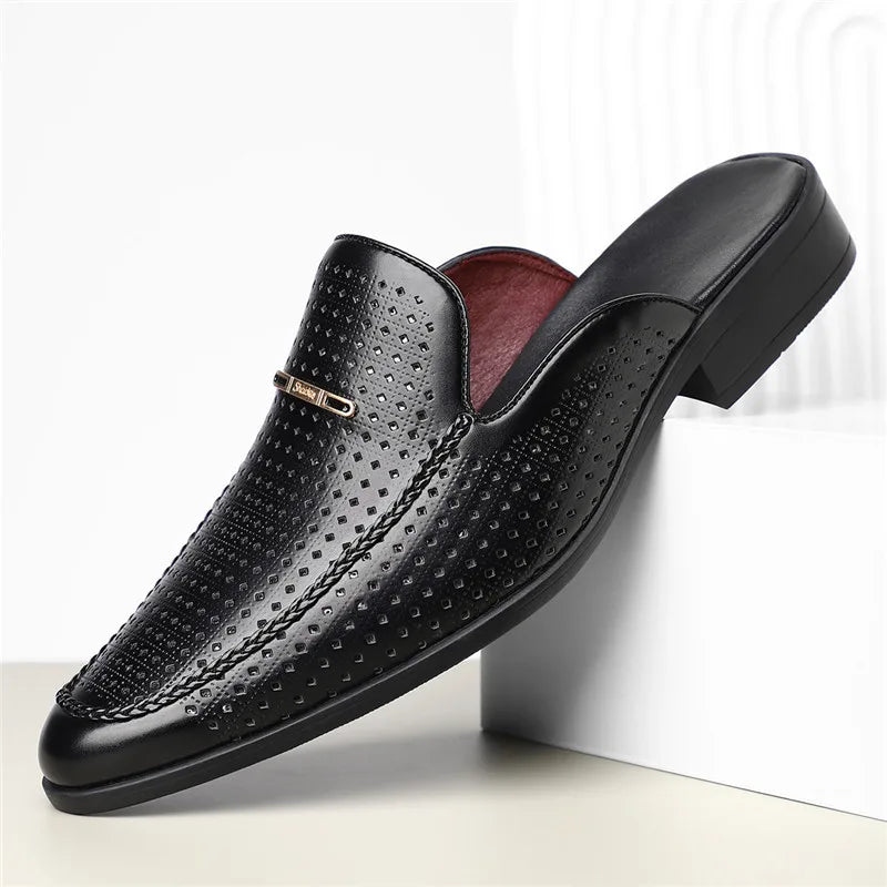 Carvelli Prestige Perforated Mules