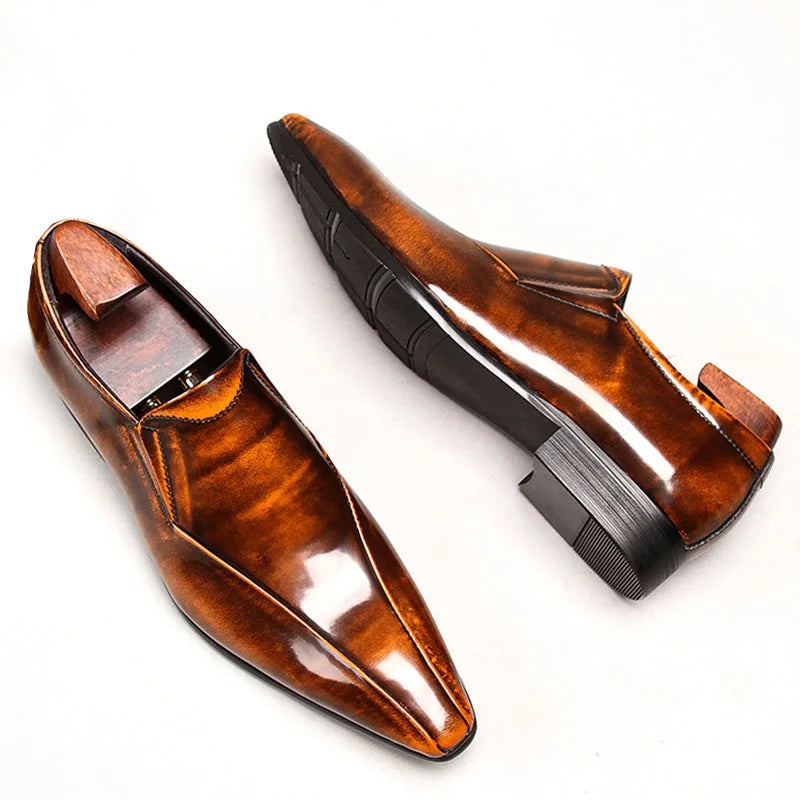 Marquess Burnished Point Loafers