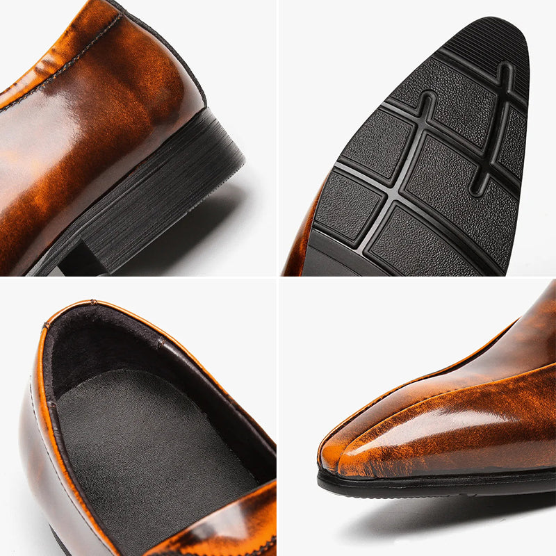 Marquess Burnished Point Loafers