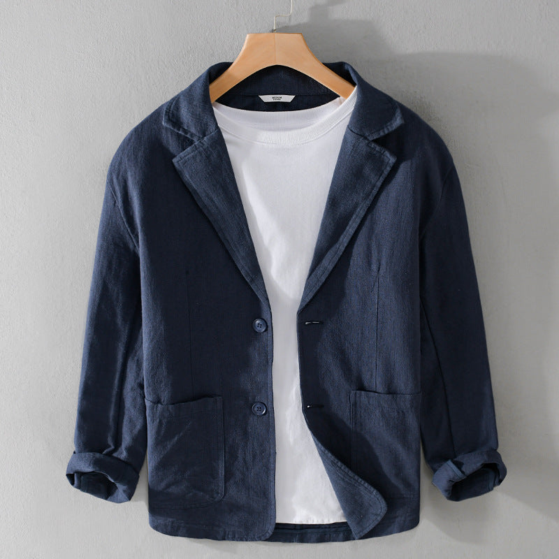 Hampton Dusk Linen Blazer