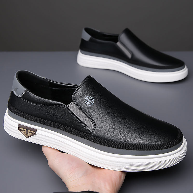 Allessio Genuine Leather Slip-Ons