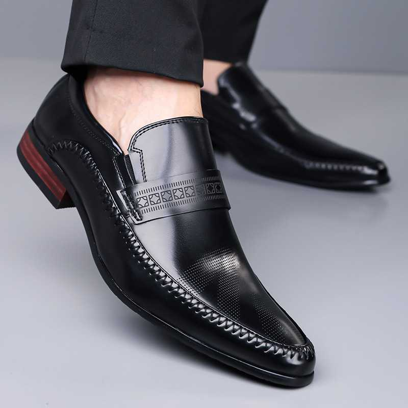 Harrow Crest Leather Loafers