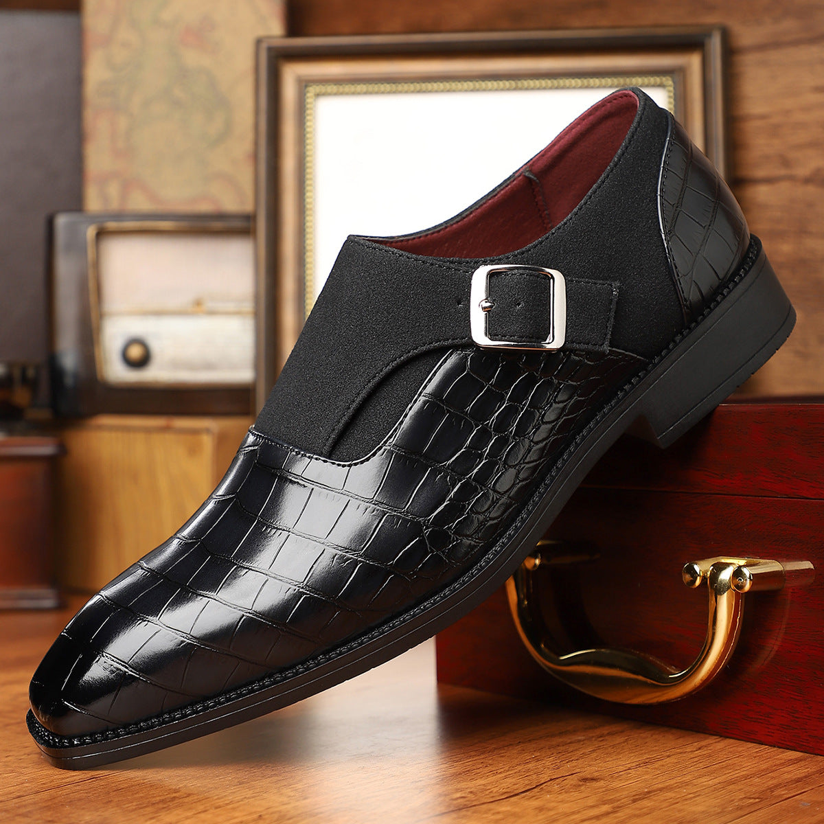 Valentini Signature Buckle Italian Loafers