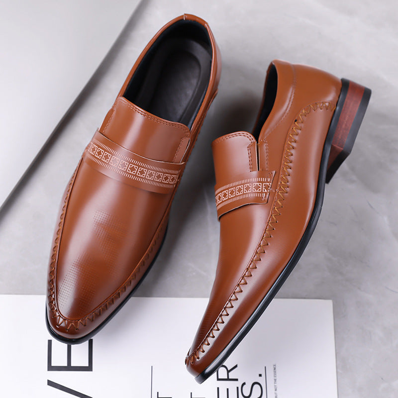 Harrow Crest Leather Loafers