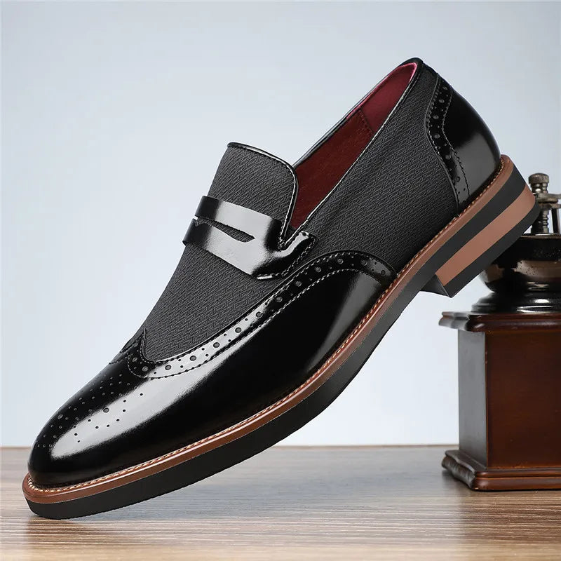 Saville Heritage Woven Leather Loafer