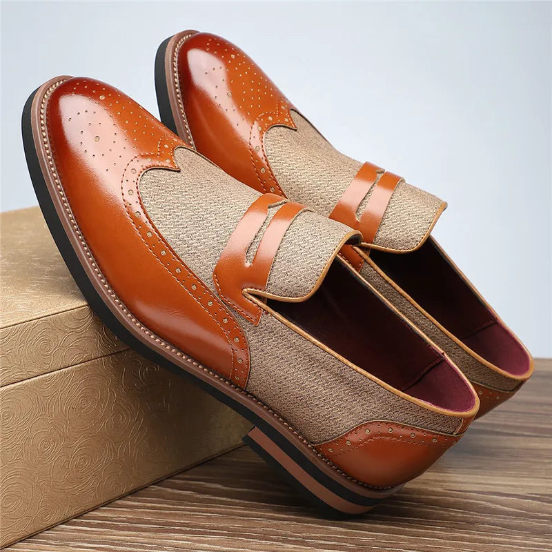 Saville Heritage Woven Leather Loafer