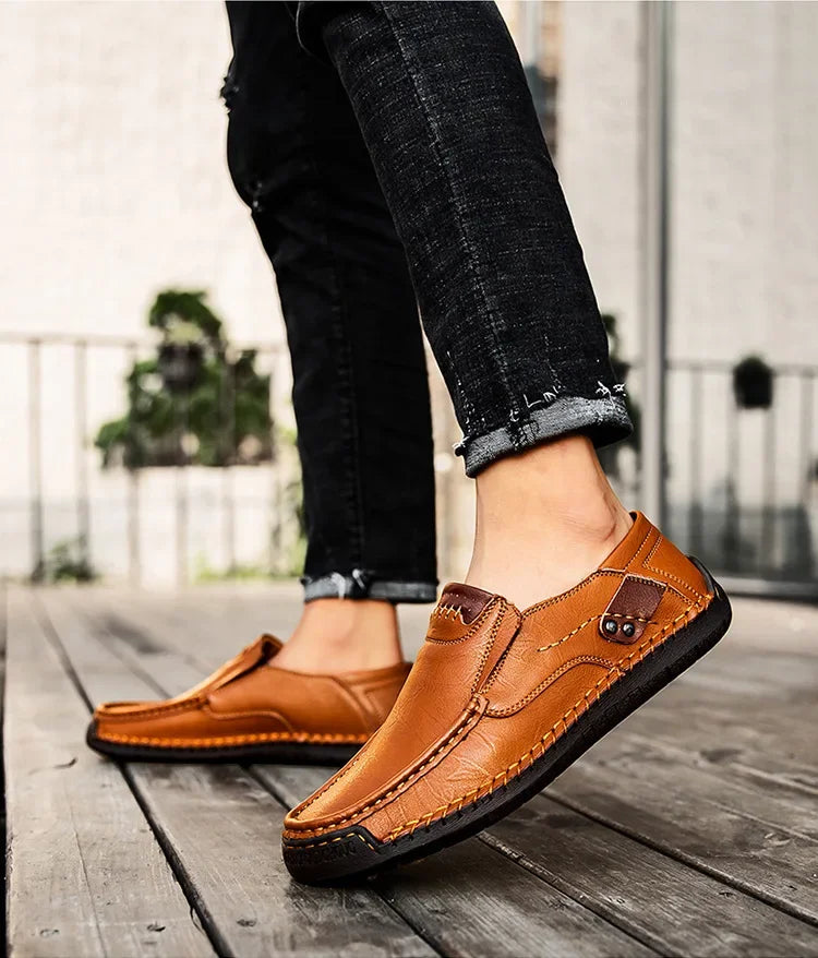 Toscano Signature Leather Loafers
