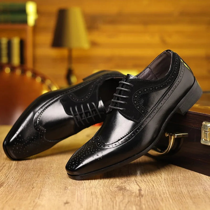 Belgrave Hand-Burnished Oxford Brogues