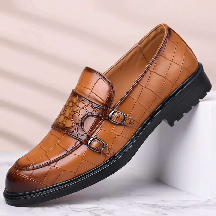 Giovanni Dual Monk Loafers