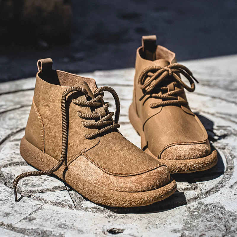 Fairmont Suede-Trim Ankle Boot