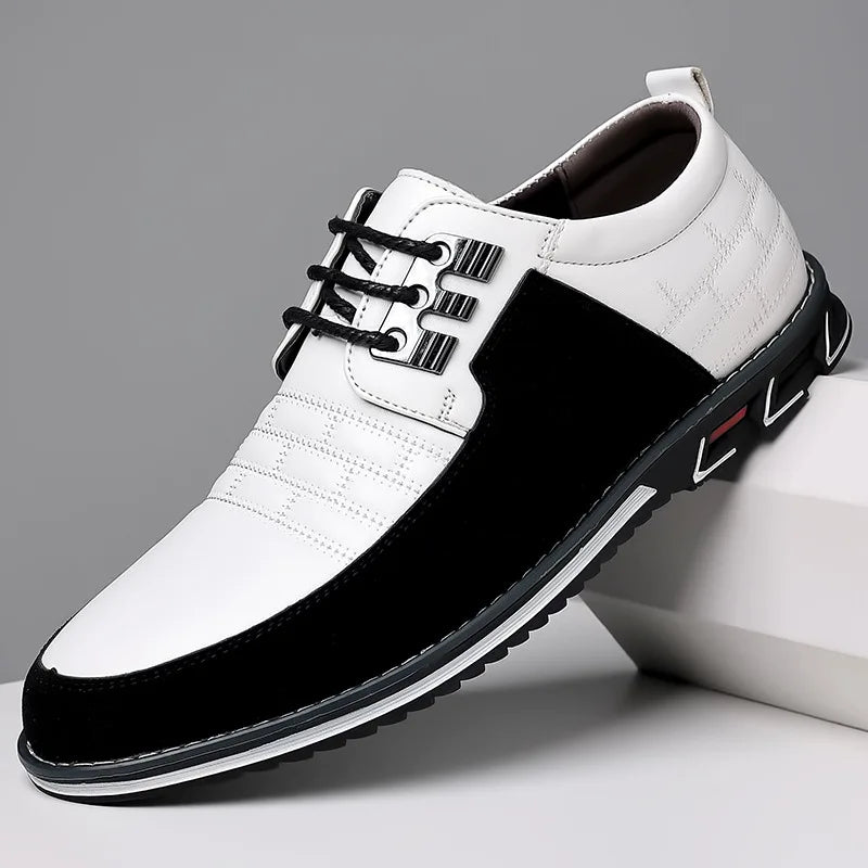 Barclay Woven Leather Oxford