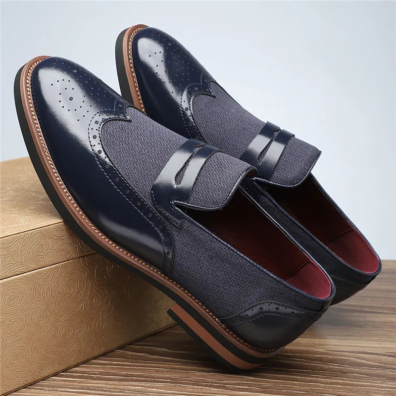 Saville Heritage Woven Leather Loafer