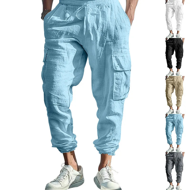 Castano Urban Linen Cargo Pants