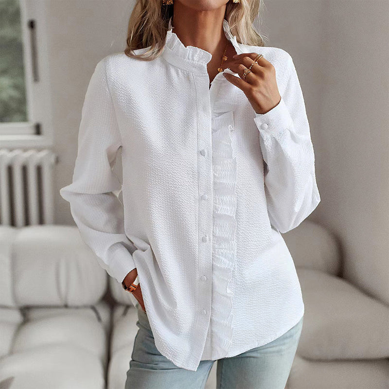 Valencia Ruffle Trim Shirt