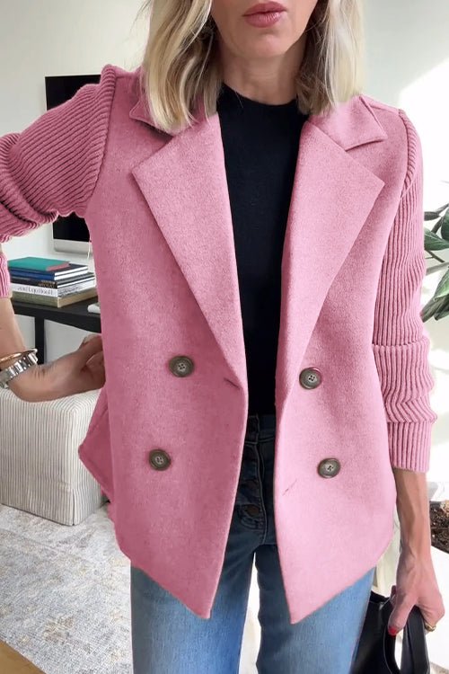 Bellamy Cashmere-Knit Casual Blazer