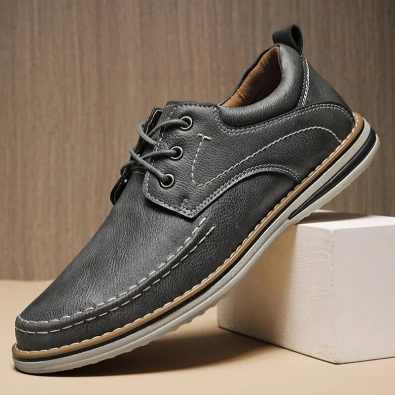 Camden Leather Moc Oxfords