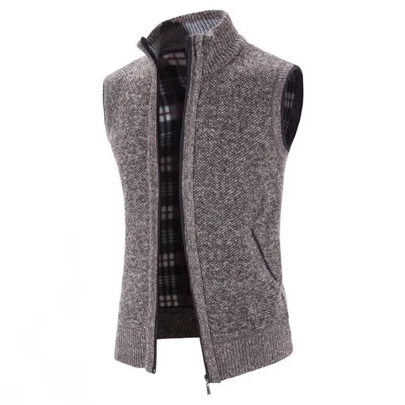 Kensington Wool Full-Zip Vest