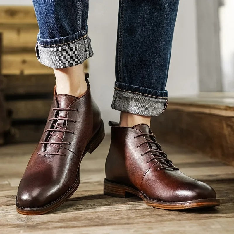 Camden Handcrafted Leather Ankle Boot