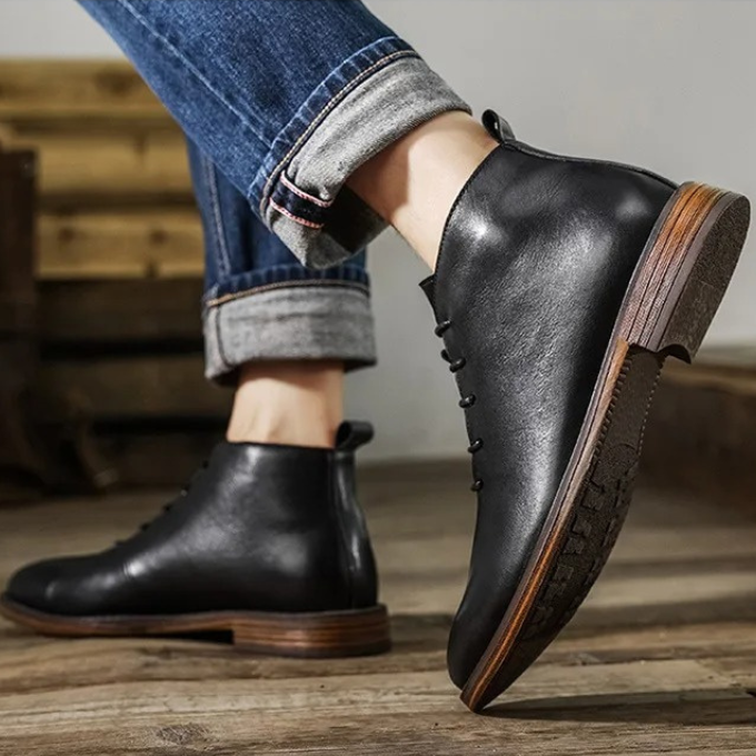 Camden Handcrafted Leather Ankle Boot