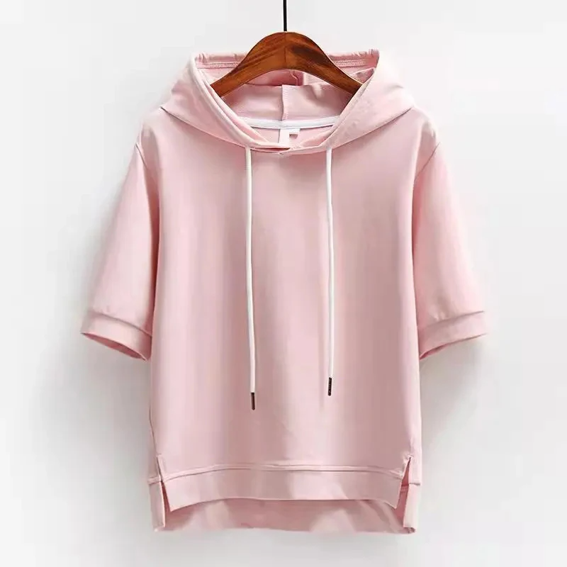 Bianca Short-Sleeve Hoodie