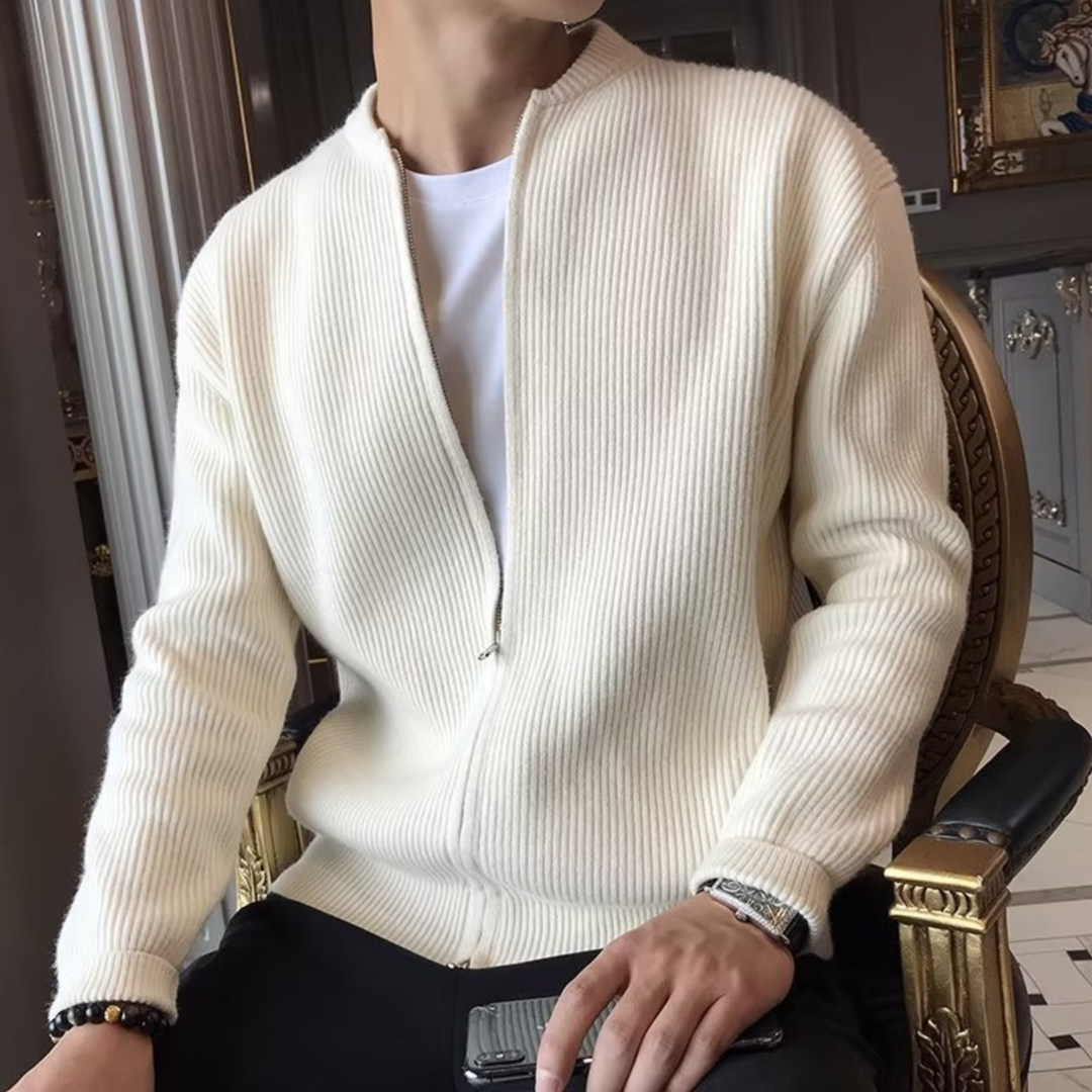 Breslin Signature Zip Sweater