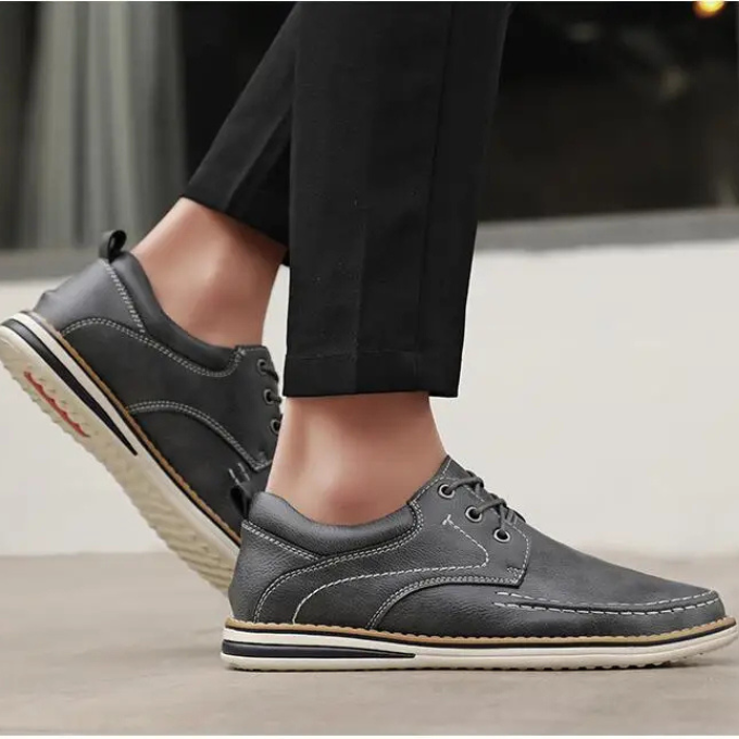 Camden Leather Moc Oxfords