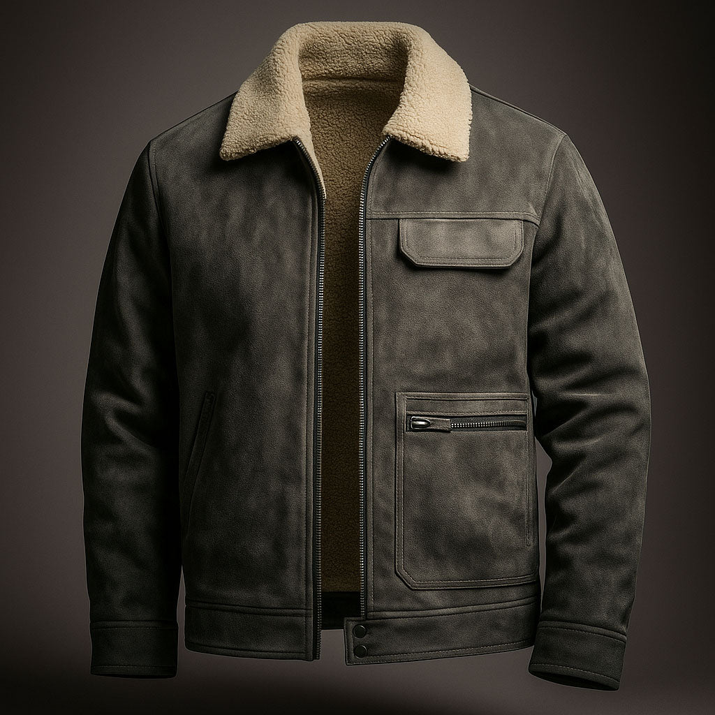 The Ashford Shearling-Collar Jacket