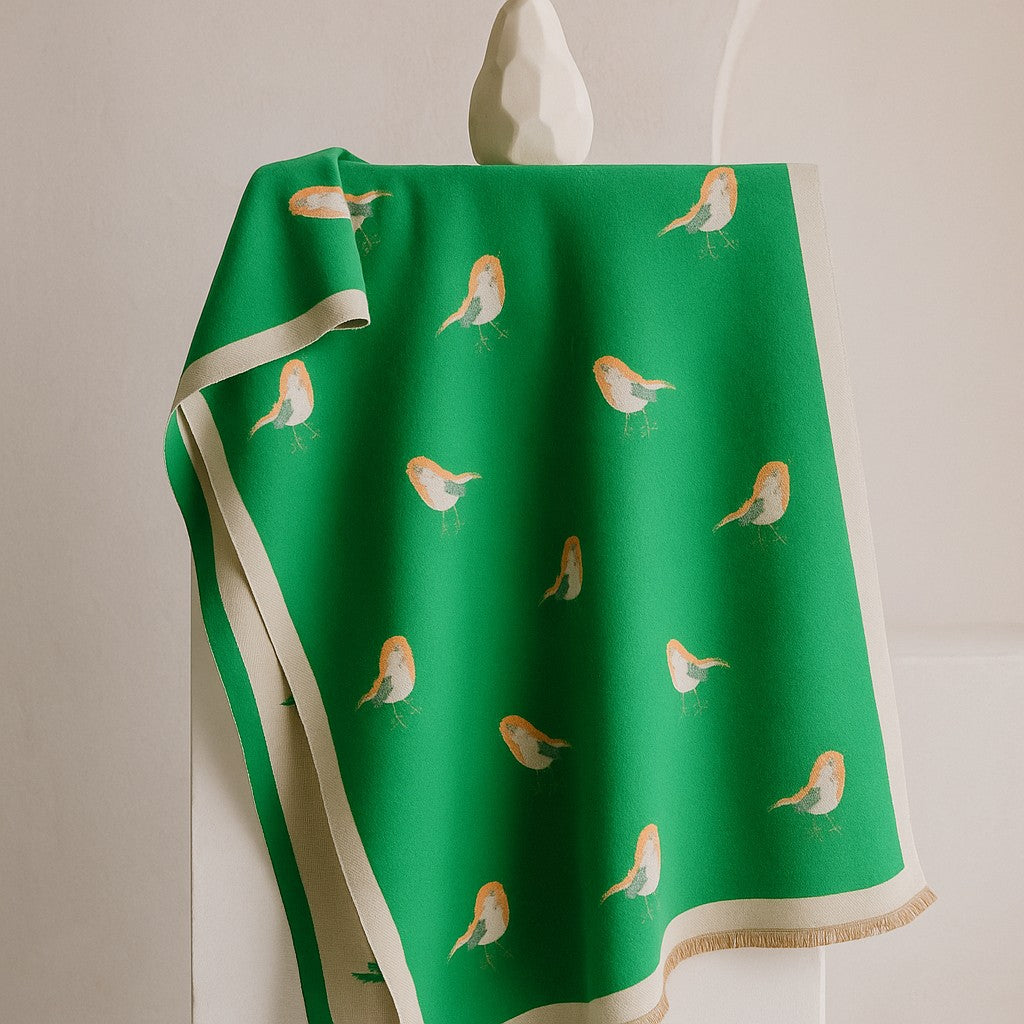 The Aviary Silk Scarf