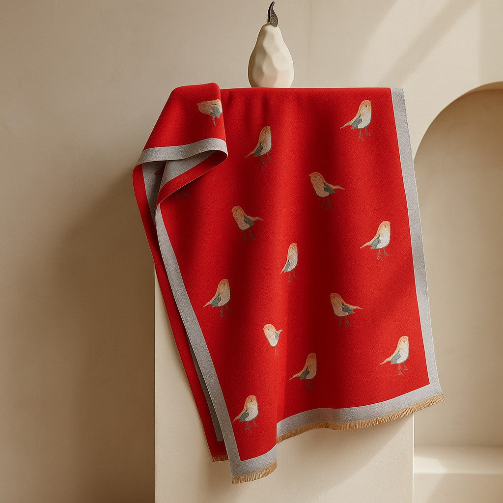 The Aviary Silk Scarf