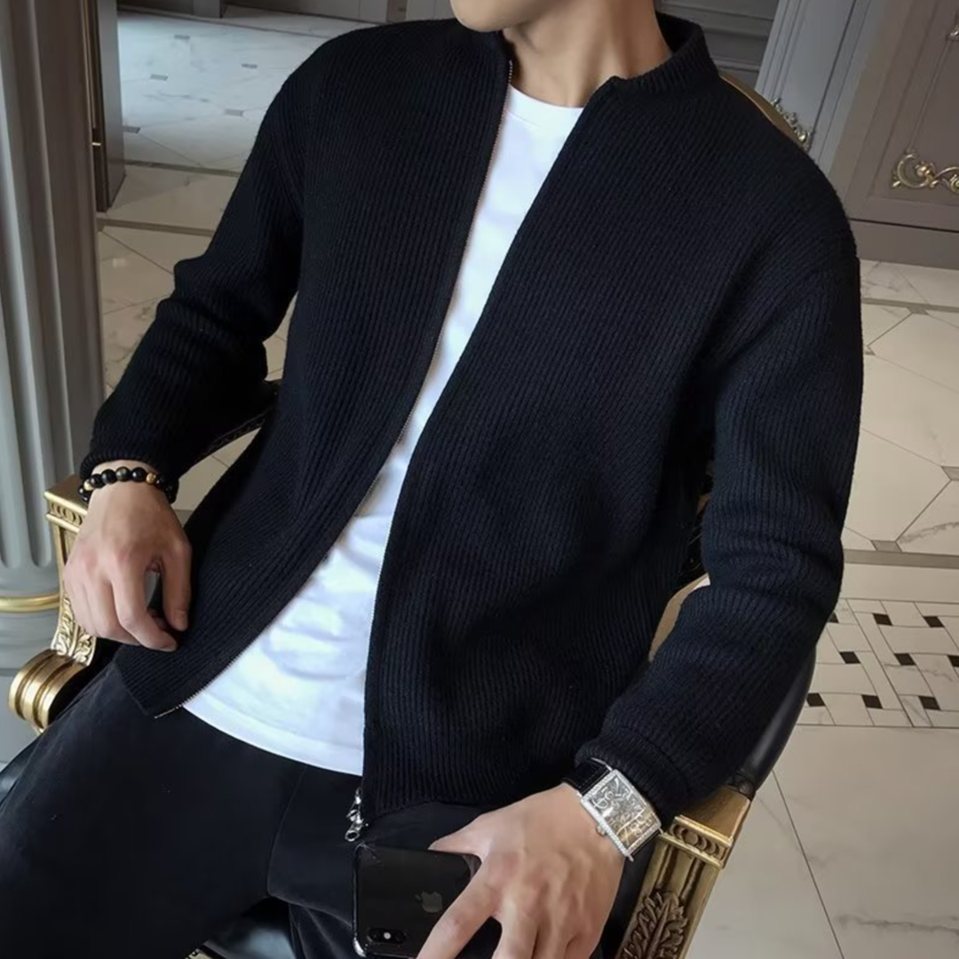 Breslin Signature Zip Sweater