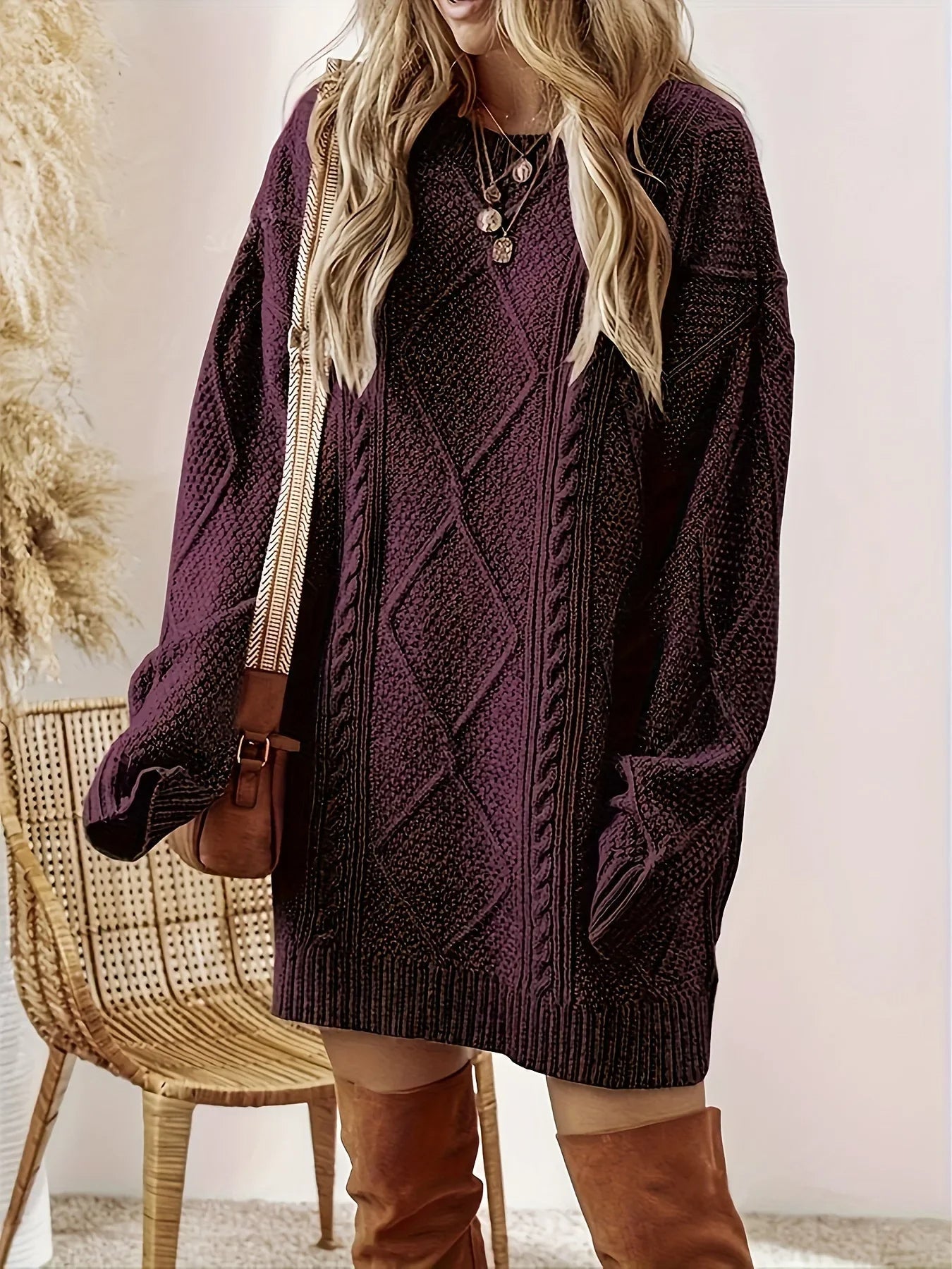 Corsani Knit Sweater Dress