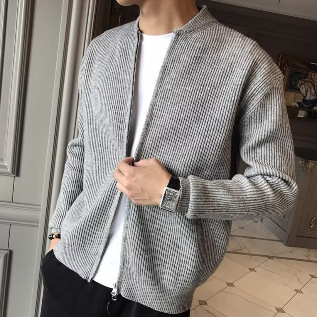 Breslin Signature Zip Sweater