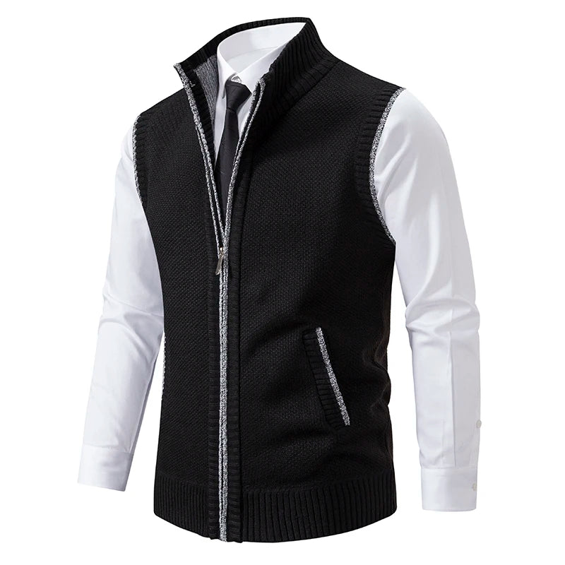 Kensington  Wool Full-Zip Vest