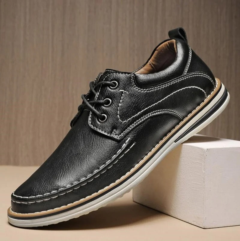 Camden Leather Moc Oxfords