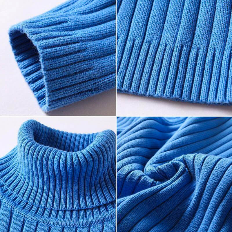 Monarch Ribbed Wool Turtleneck