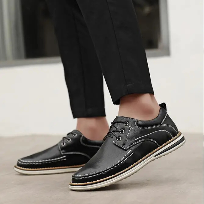 Camden Leather Moc Oxfords
