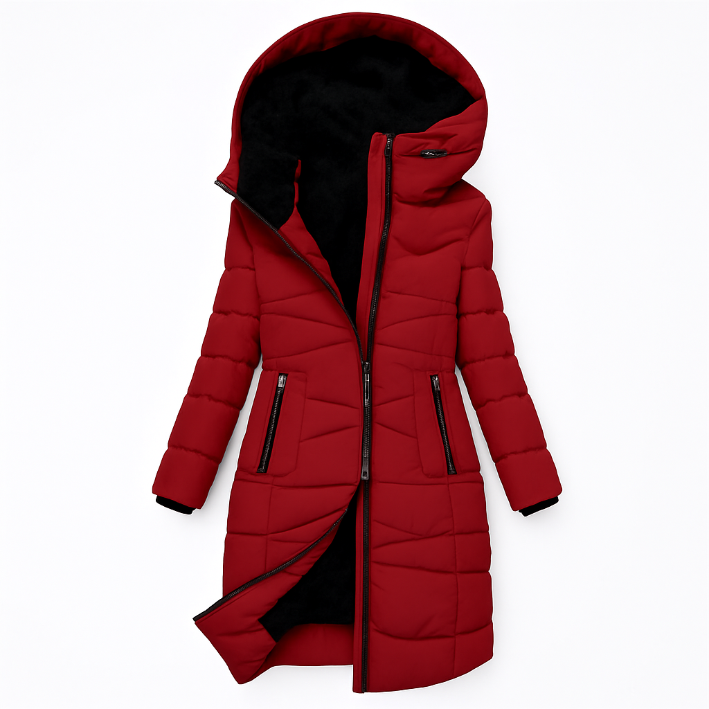 Crimson Horizon Coat