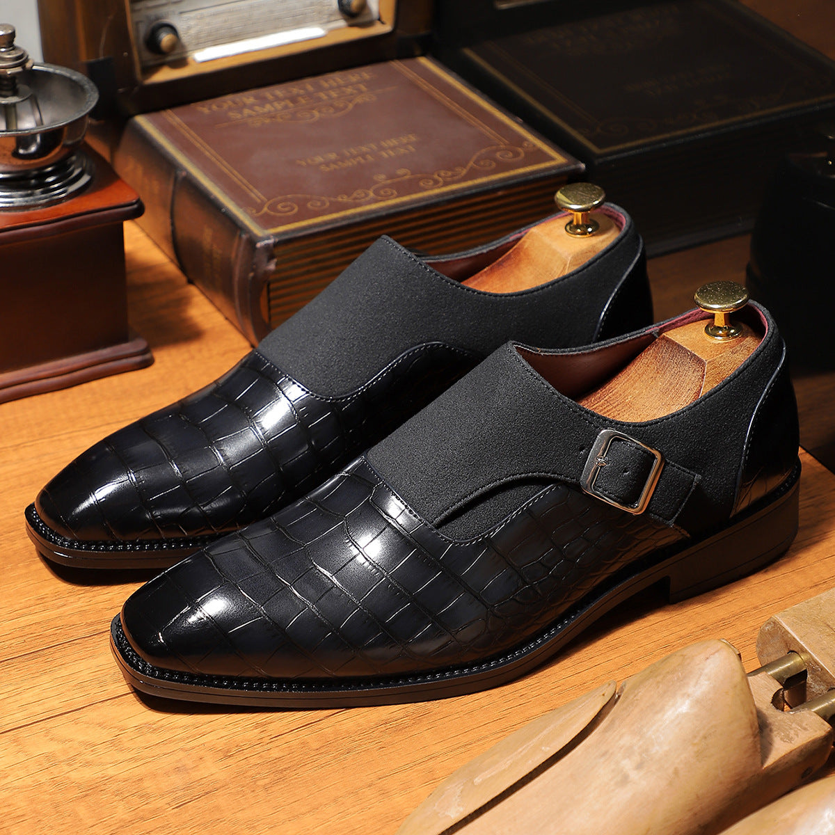 Valentini Signature Buckle Italian Loafers
